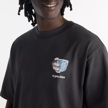 New Balance Grey Days Coffee Oversized T-Shirt For Men