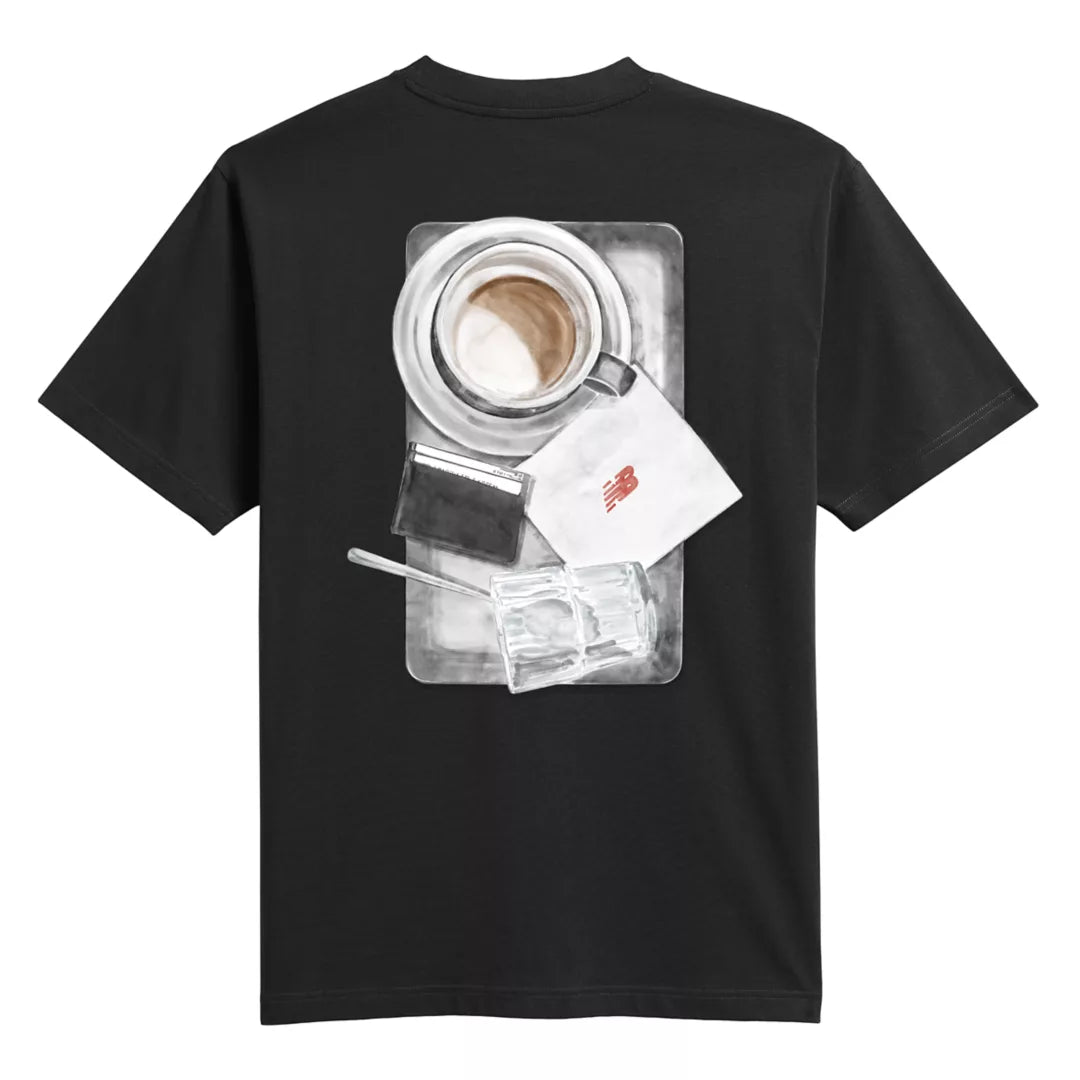 New Balance Grey Days Coffee Oversized T-Shirt For Men