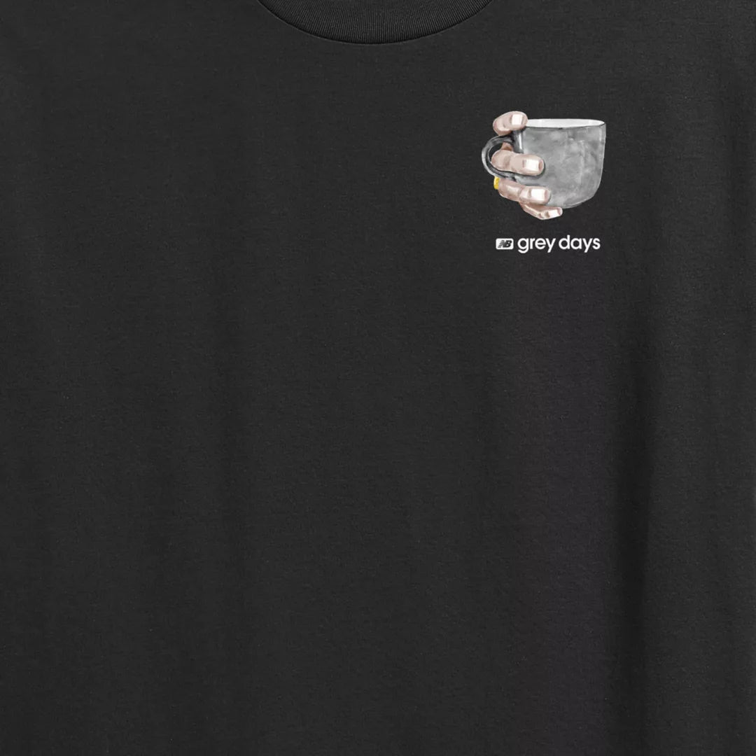 New Balance Grey Days Coffee Oversized T-Shirt For Men