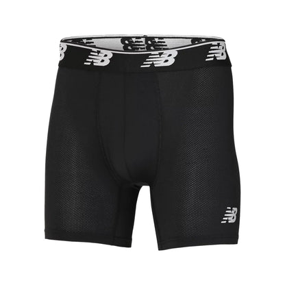 New Balance Mens Mesh 5 Inch Boxer Brief No Fly 3 Pack For Men