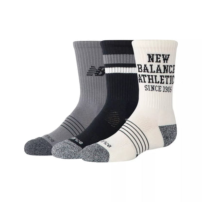 New Balance Youth Lifestyle Graphic Crew 3 Pack For Kids