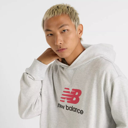 New Balance Athletics French Terry Logo Hoodie For Men