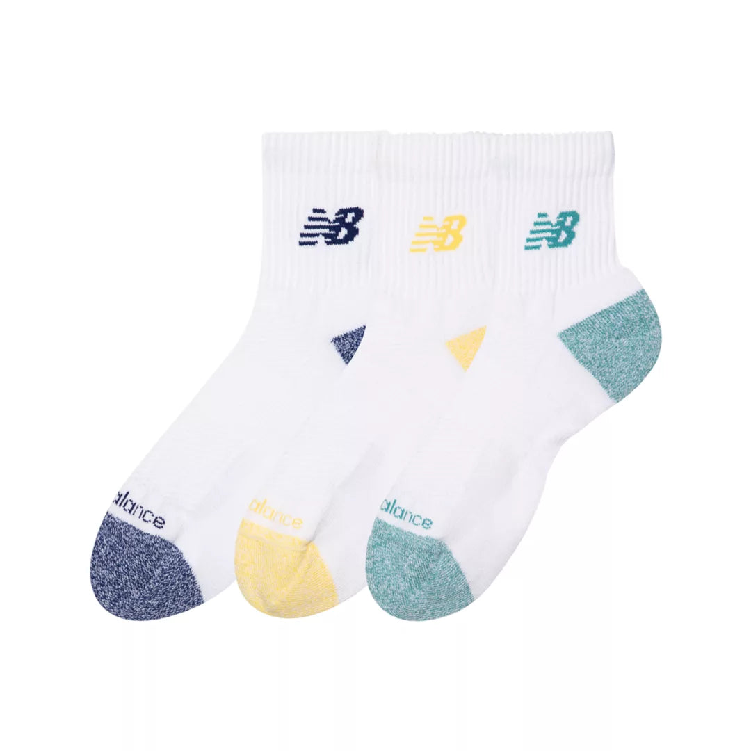 New Balance Active QTR Socks 3 Pack For Men