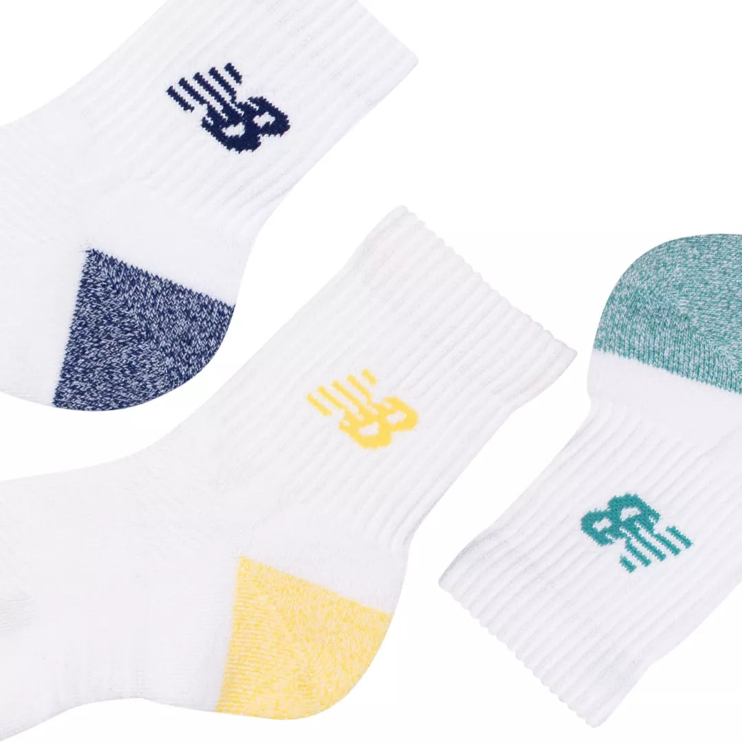 New Balance Active QTR Socks 3 Pack For Men