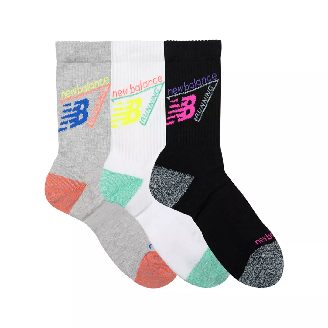 New Balance Active Graphic Crew Socks 3 Pack For Men|Women
