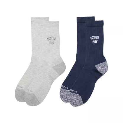 New Balance Boston City Sock 2 Pack For Men