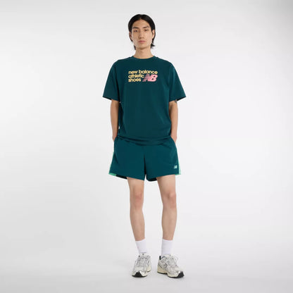 New Balance Athletics Premium Relaxed Chest Logo T-Shirt For Men