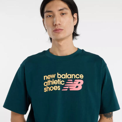 New Balance Athletics Premium Relaxed Chest Logo T-Shirt For Men