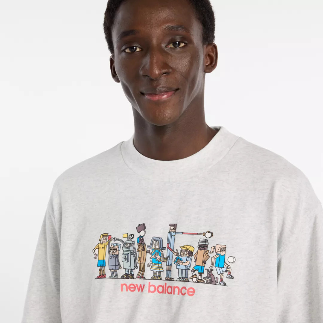 New Balance Ghica Line Up Oversized T-shirt For Men