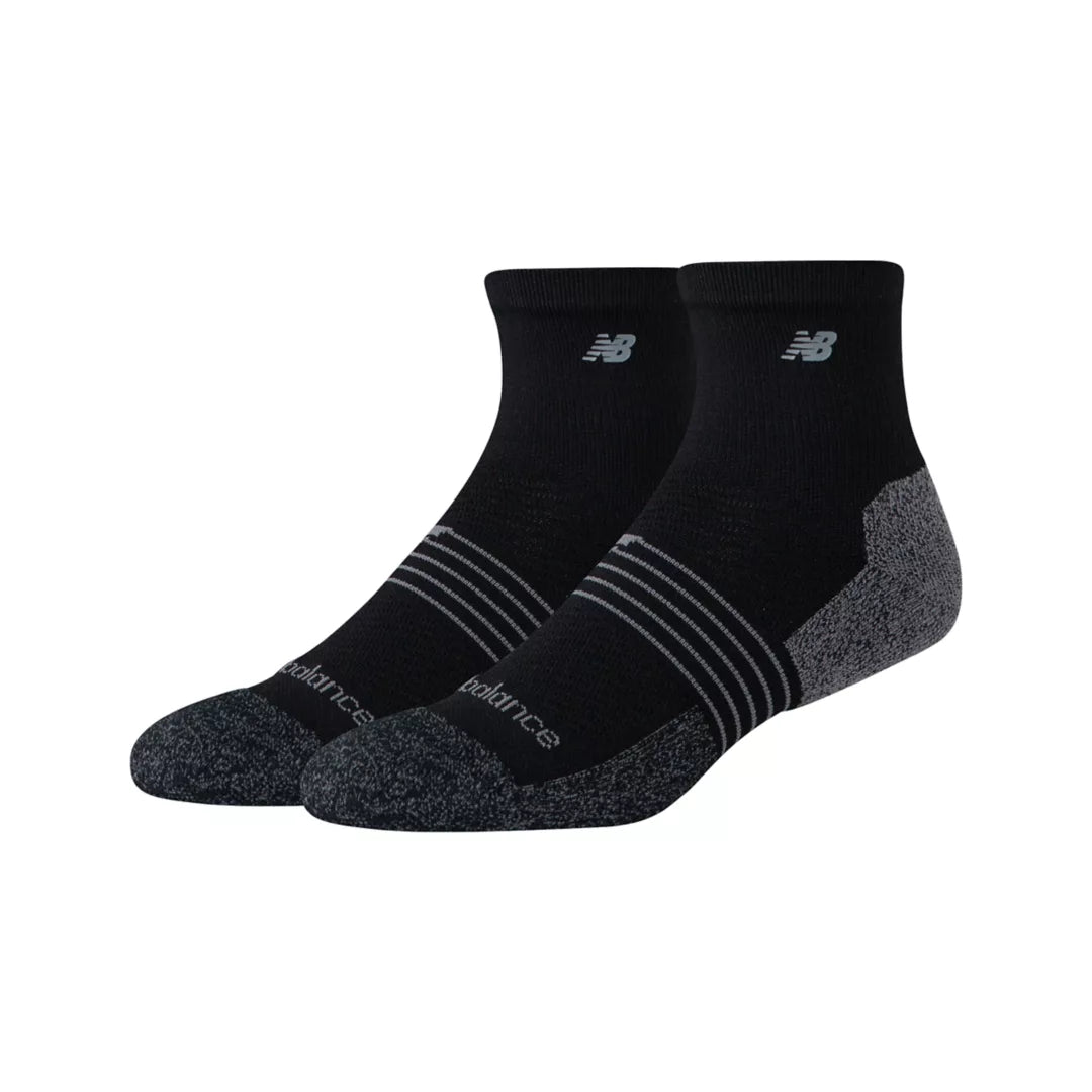 New Balance Pro Training Cushion  QTR Socks 2 Pack For Men