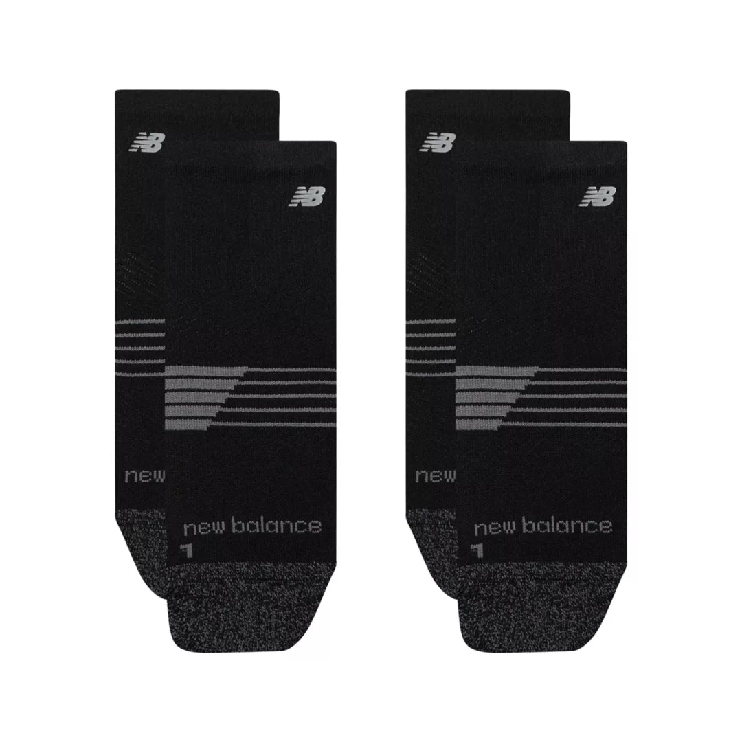 New Balance Pro Training Cushion  QTR Socks 2 Pack For Men