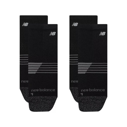 New Balance Pro Training Cushion  QTR Socks 2 Pack For Men