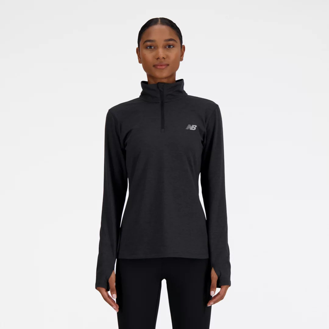 New Balance Sport Essentials Space Dye 1/4 Zip For Women