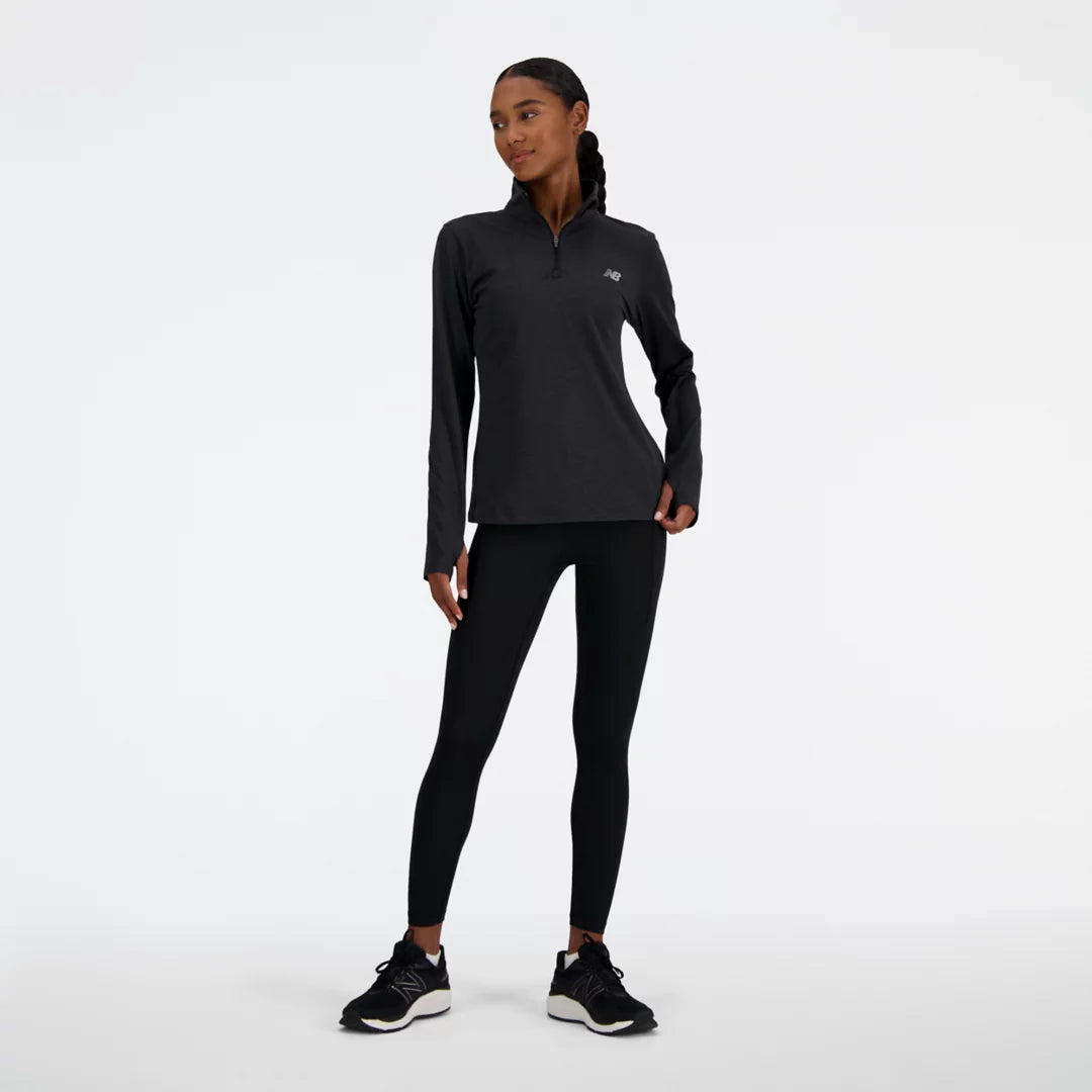 New Balance Sport Essentials Space Dye 1/4 Zip For Women