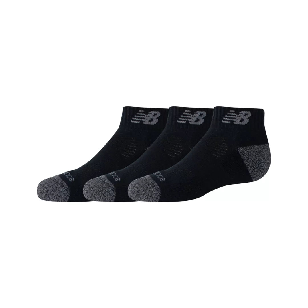 New Balance Youth Active Low Cut Socks 3 Pack For Kids