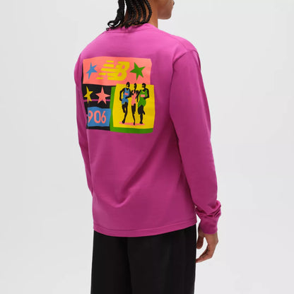 New Balance Made in USA Graphic Long Sleeve T-Shirt For Men