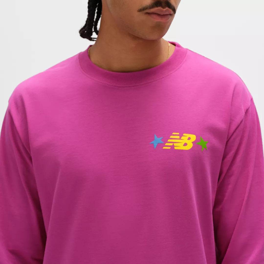 New Balance Made in USA Graphic Long Sleeve T-Shirt For Men