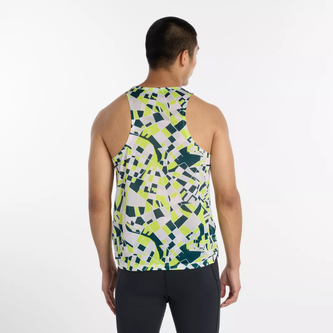 New Balance RBC Brooklyn Half Printed RC Essential Singlet For Men