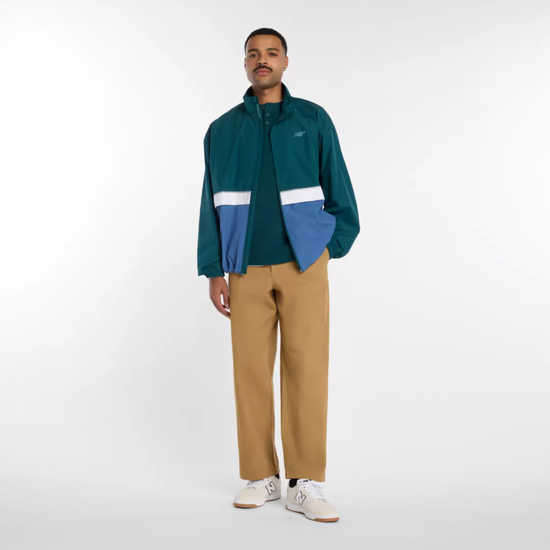 New Balance Numeric Waffle Knit Long Sleeve Henley For Men