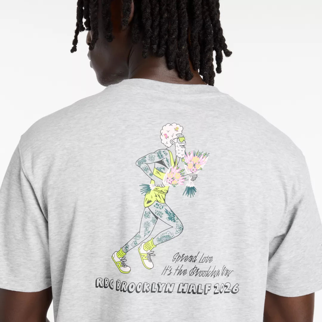 New Balance RBC Brooklyn Half Men's Graphic T-Shirt - Flowers For Men