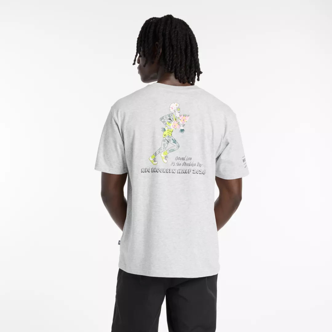 New Balance RBC Brooklyn Half Men's Graphic T-Shirt - Flowers For Men