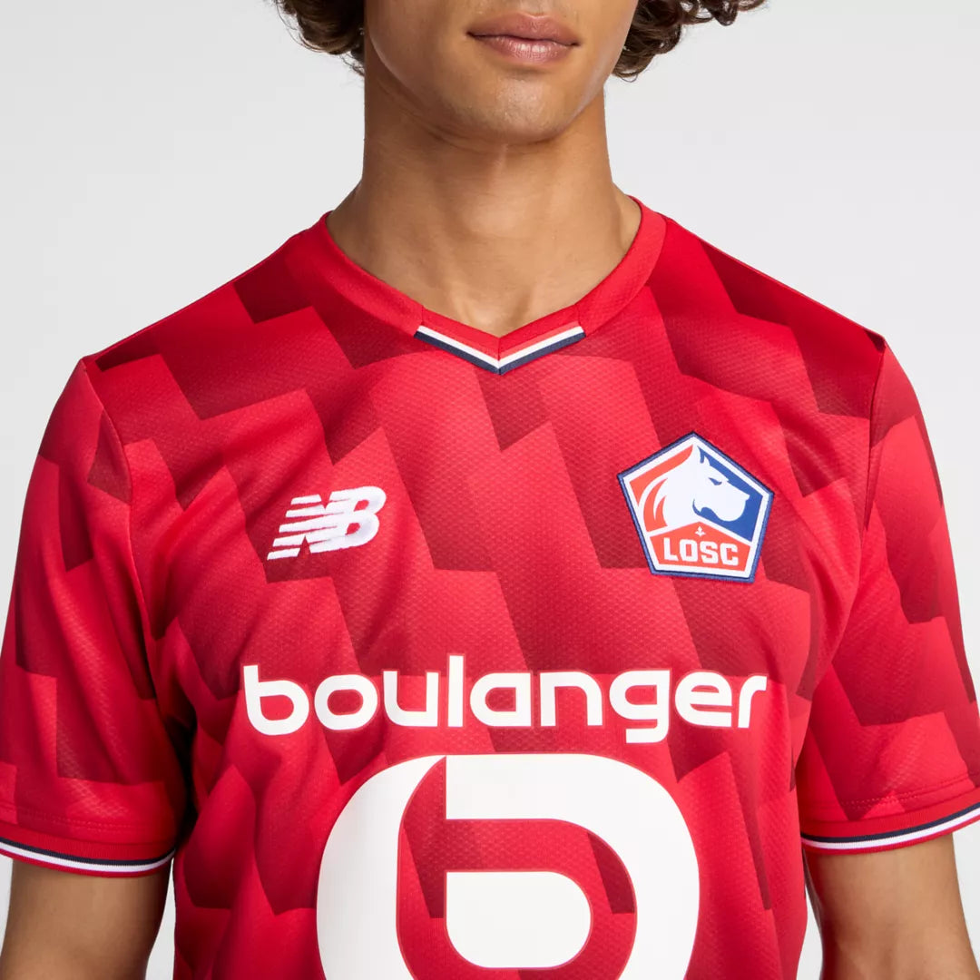 New Balance Lille LOSC Home Short Sleeve Jersey For Men