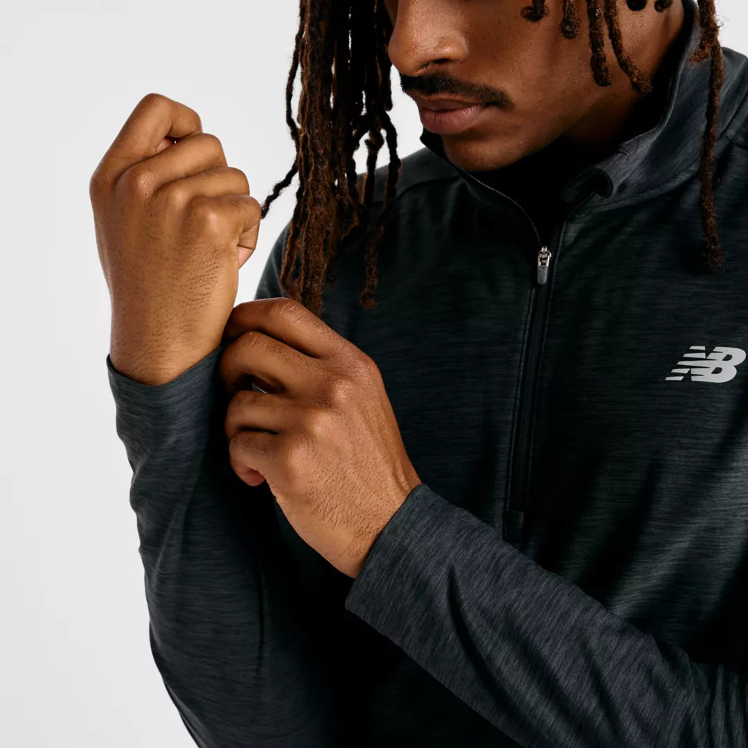 New Balance Space Dye 1/4 Zip For Men