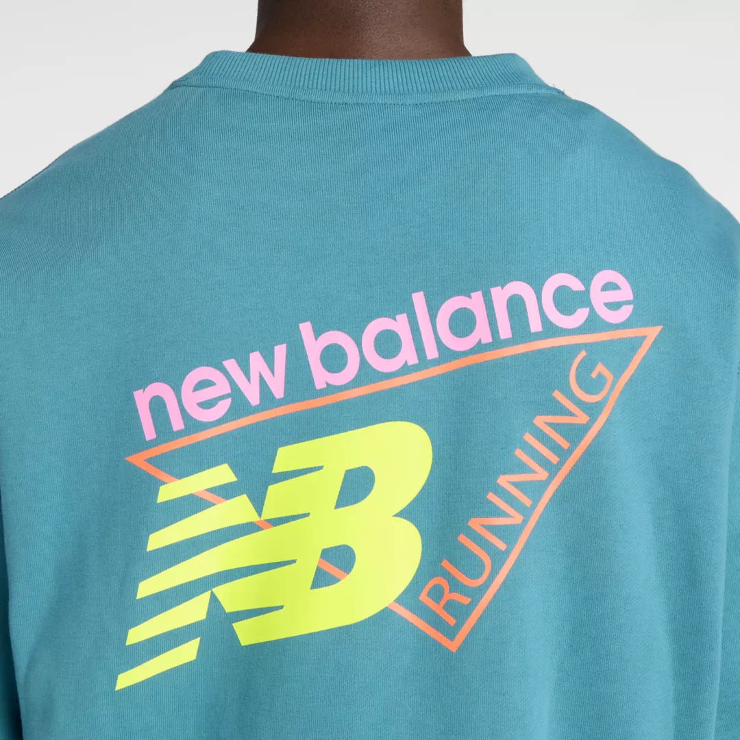 New Balance Classic Tri-Logo French Terry Crew For Men