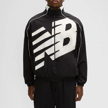 New Balance Basketball Oversized Print Woven Jacket For Men