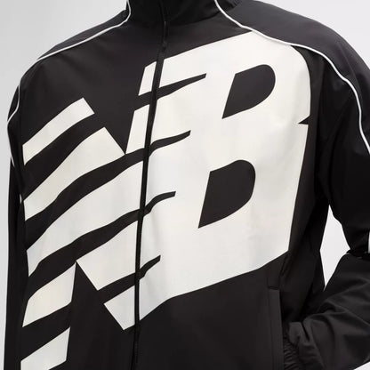 New Balance Basketball Oversized Print Woven Jacket For Men