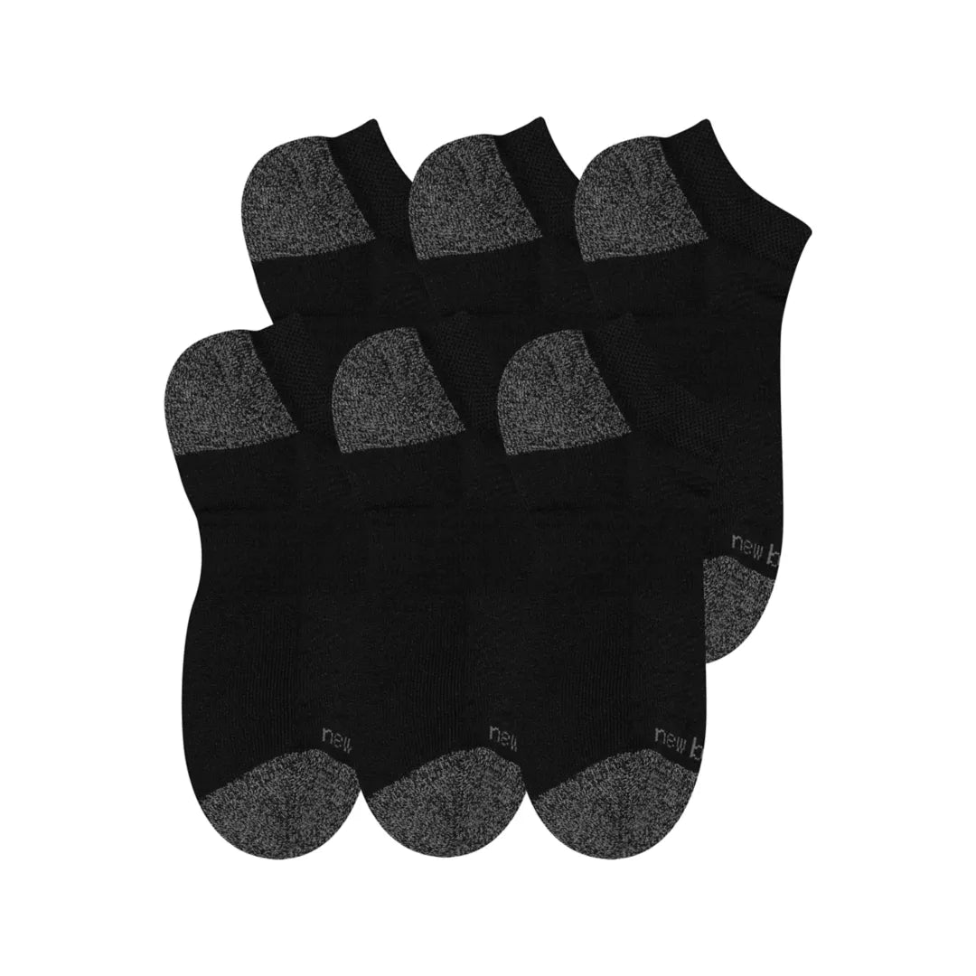 New Balance Active No Show Socks 6 Pack For Men|Women