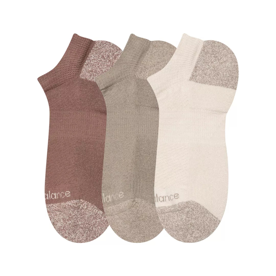 New Balance Active  No Show Socks 3 Pack For Men|Women