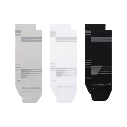 New Balance Pro Running QTR Socks 3 Pack For Men|Women