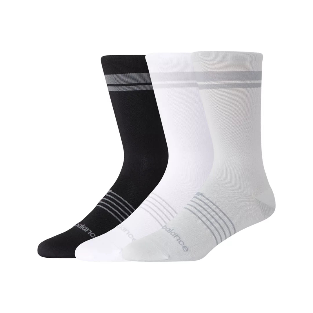New Balance Pro Run Crew Socks 3 Pack For Men|Women