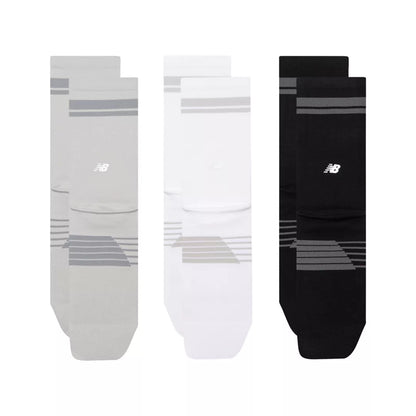 New Balance Pro Run Crew Socks 3 Pack For Men|Women