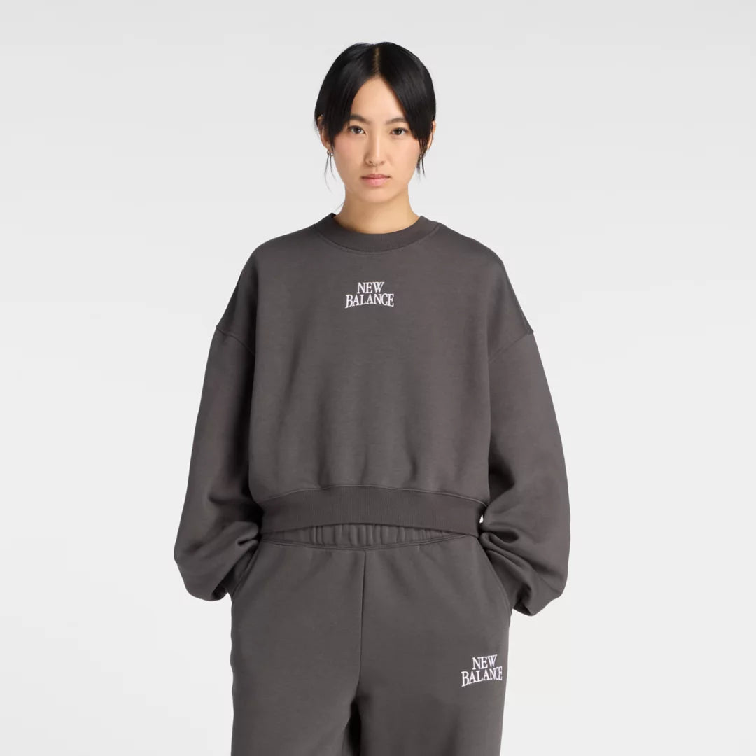New Balance Trackside Fleece Crew For Women