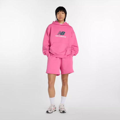 New Balance Athletics French Terry Logo Hoodie For Women