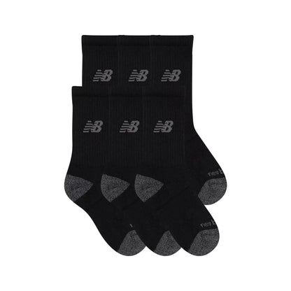 New Balance Youth Active Crew Socks 6 Pack For Kids