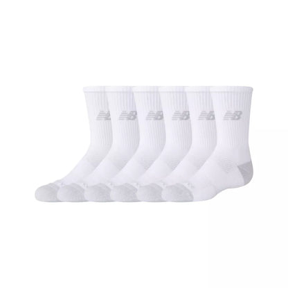 New Balance Youth Active Crew Socks 6 Pack For Kids
