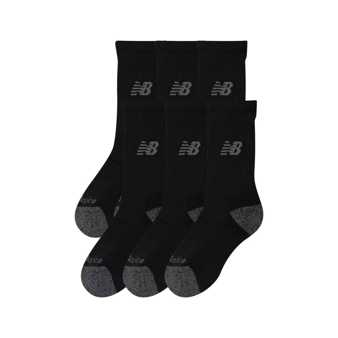 New Balance Youth Active Crew Socks 6 Pack For Kids