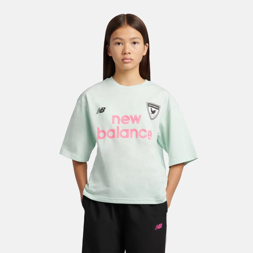 New Balance Football Badge Graphic T-Shirt For Kids