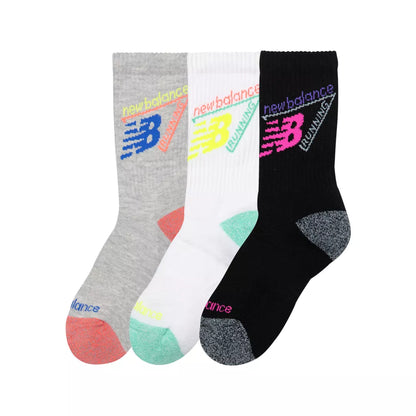 New Balance Youth Lifestyle Graphic Crew 3 Pack For Kids