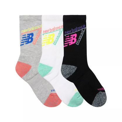 New Balance Youth Lifestyle Graphic Crew 3 Pack For Kids
