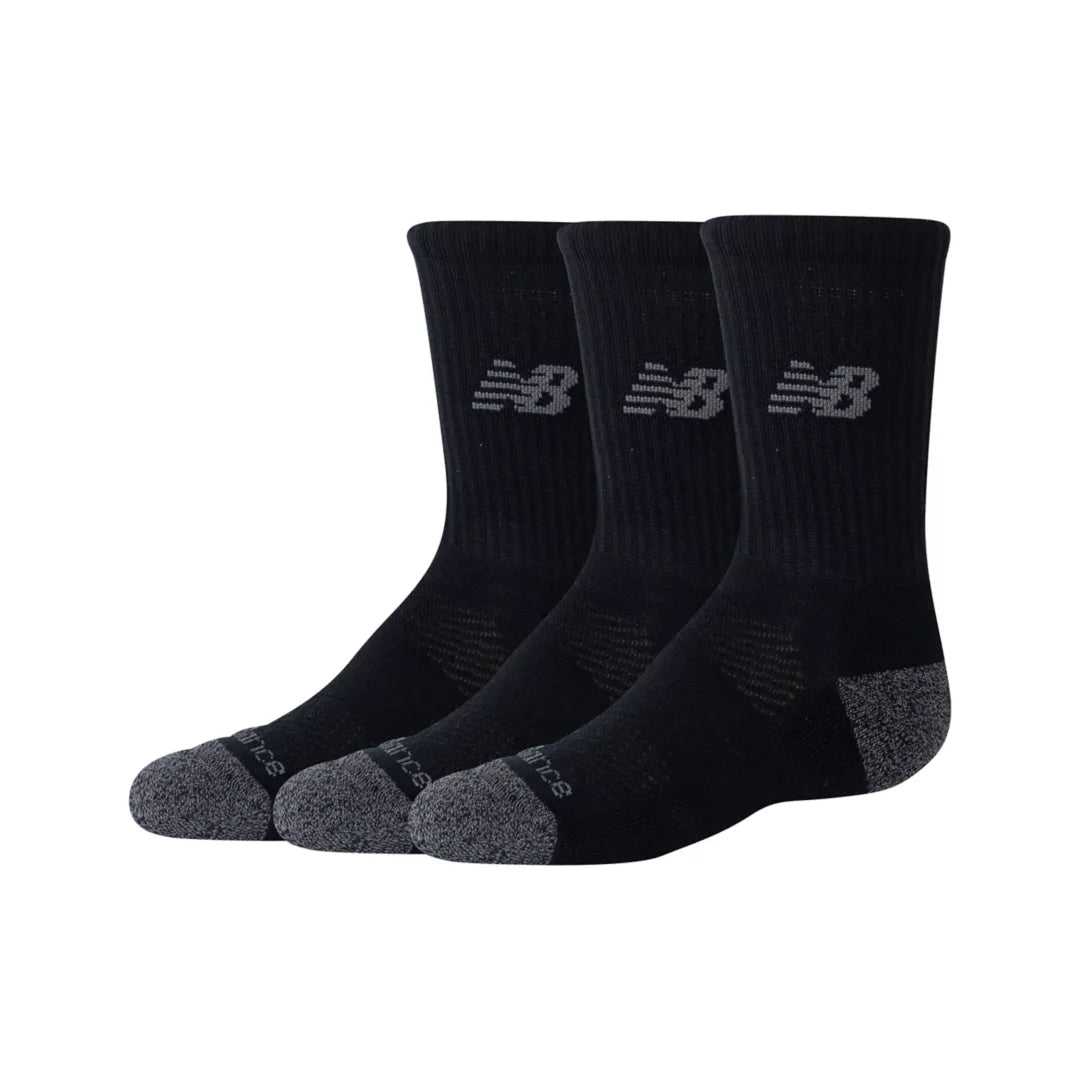 New Balance Youth Active Crew Socks 3 Pack For Kids