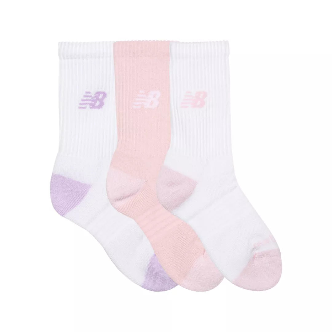 New Balance Youth Active Crew Socks 3 Pack For Kids