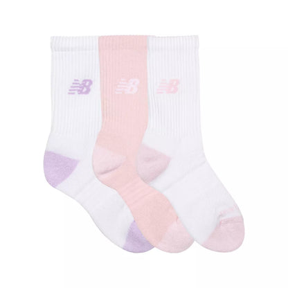 New Balance Youth Active Crew Socks 3 Pack For Kids