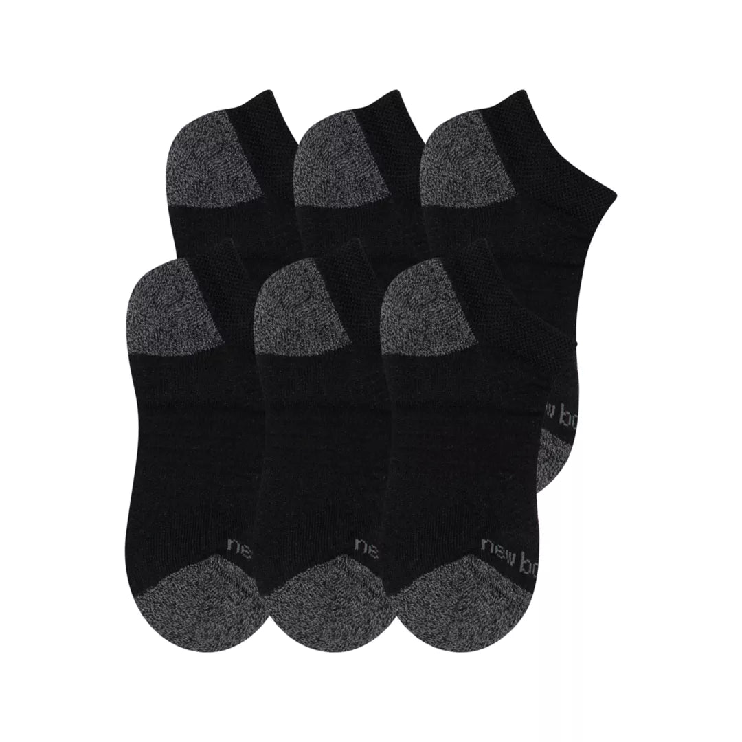 New Balance Youth Active No Show Socks 6 Pack For Kids