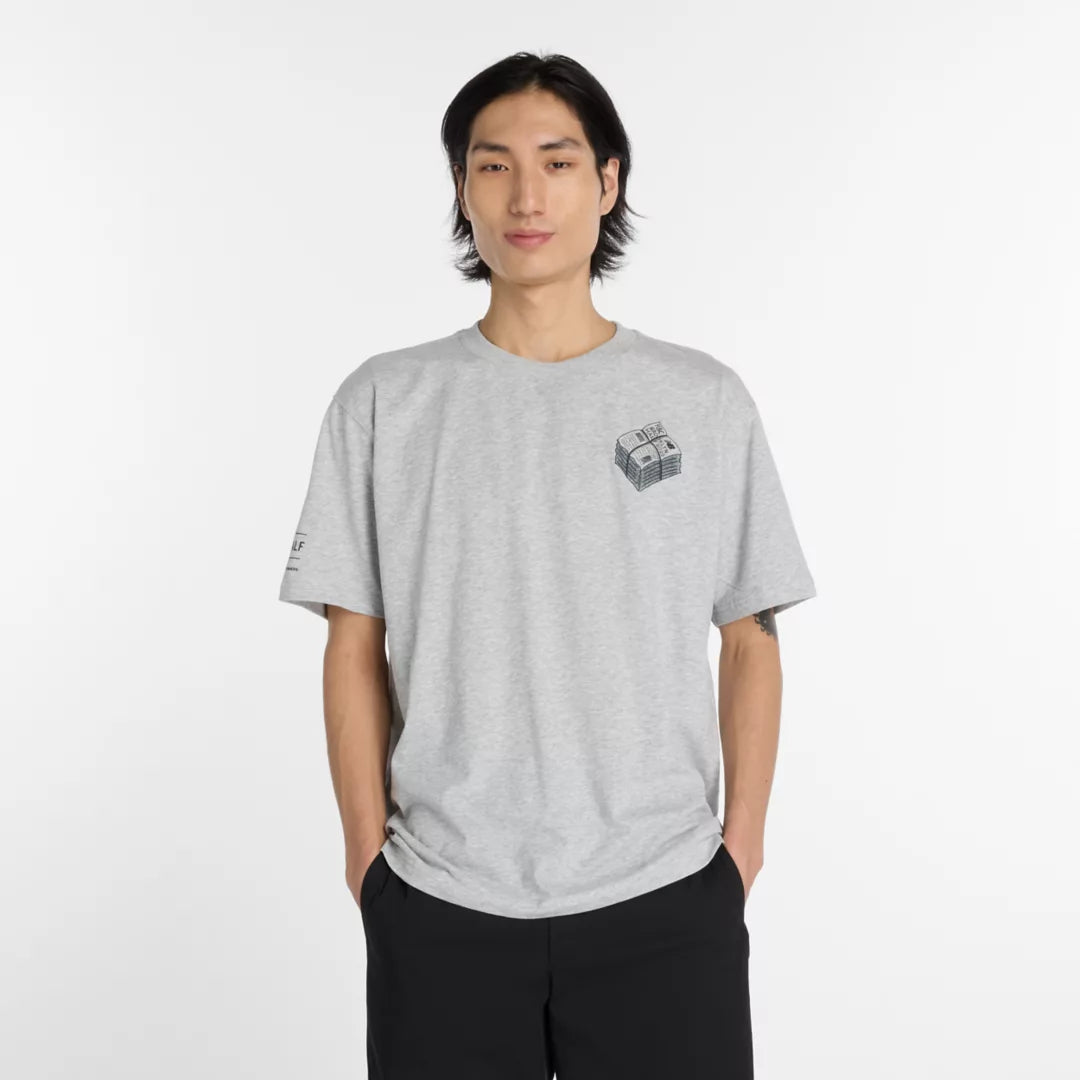 New Balance RBC Brooklyn Half Men's Graphic T-Shirt - Newspaper For Men