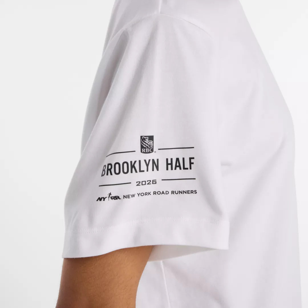 New Balance RBC Brooklyn Half Women's Graphic T-Shirt - Newspaper For Women
