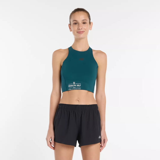 New Balance RBC Brooklyn Half RC Elite Storage Crop Tank For Women